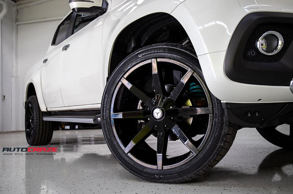 MERCEDES X CLASS SLIDE GLOSS BLACK